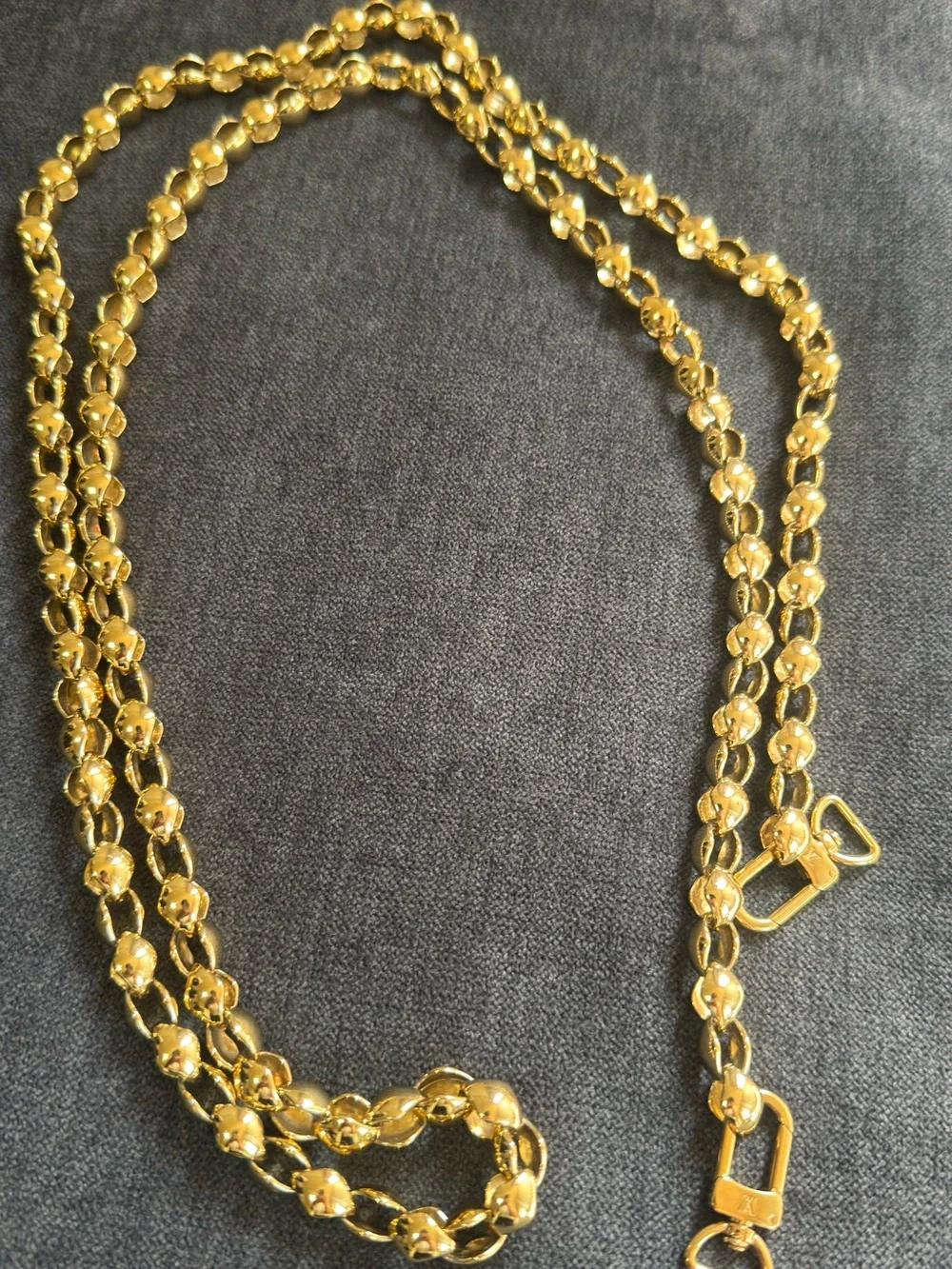 Louis Vuitton polished louis